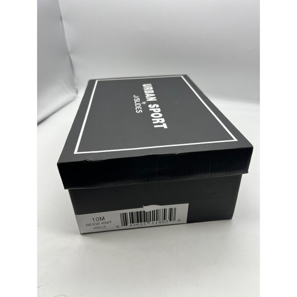 Urban Sport by J/Slides Women's Holly Athleisure Sneaker Beige White Knit NIB - Picture 8 of 8